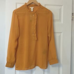 H&M, Size 6, and color gold